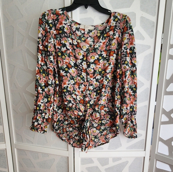 Loft floral blouse,size M, - Picture 5 of 6